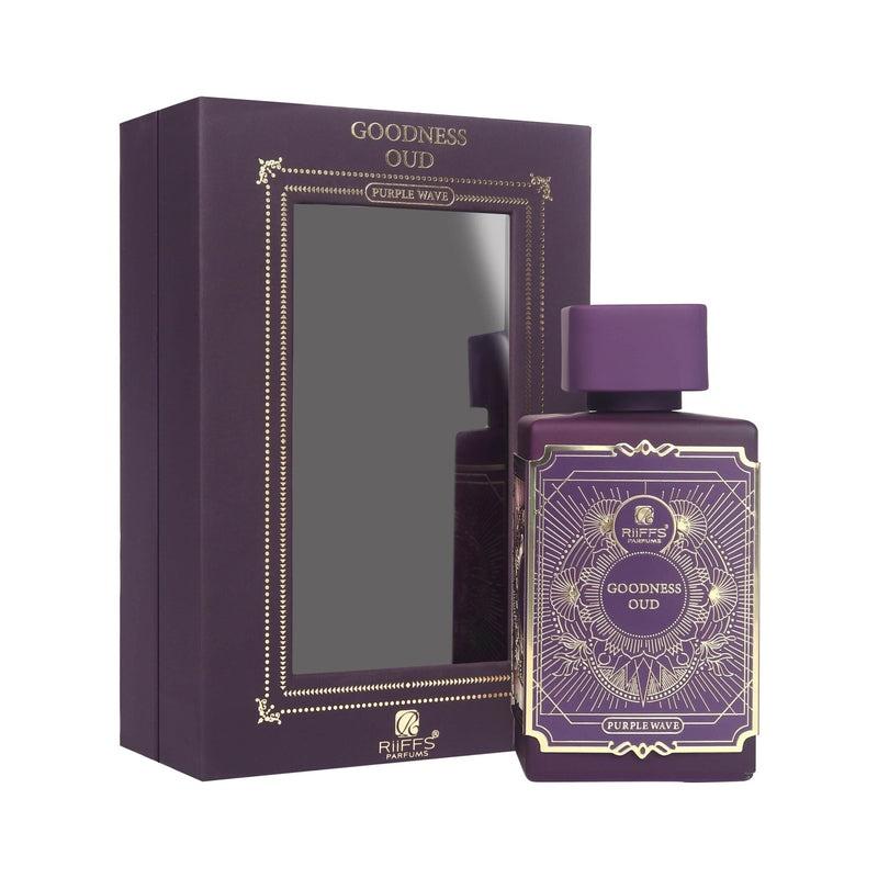Riiffs Goodness Oud Purple Wave Eau de Parfum 100ml Unisex – Intensiver Oud Duft, Orientalisch & Langanhaltend, Luxus Parfum für Damen & Herren