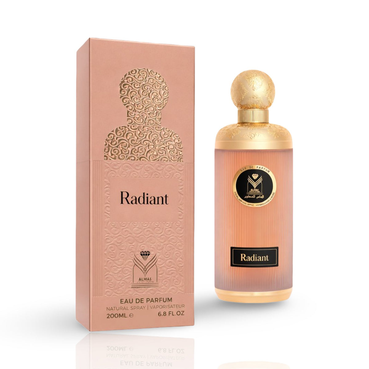Almas Eau de Parfum 200ml – Novelty Men, Radiant & Aristocrat | Orientalischer Duft für Damen & Herren | Lang anhaltendes Parfum