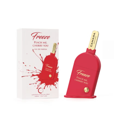 Camara Freeze Eau de Parfum 90 ml – Fruchtiger Duft – Peach Me Cherry You, Pear Me Up, Oh My Guava! oder Mandarin Dream
