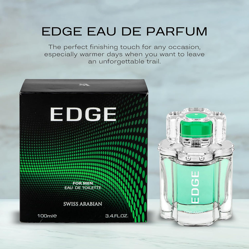 Swiss Arabian Edge Eau De Toilette Spray 100ml For Men