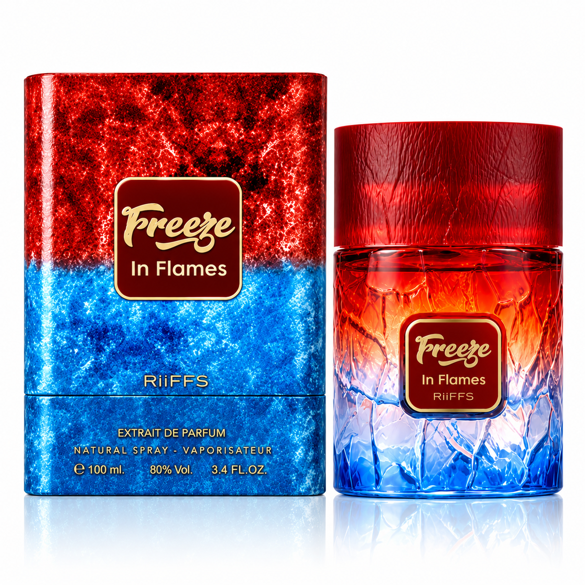 Riiffs Freeze in Flames Extrait de Parfum 100 ml – fruchtig-frisch mit Minze