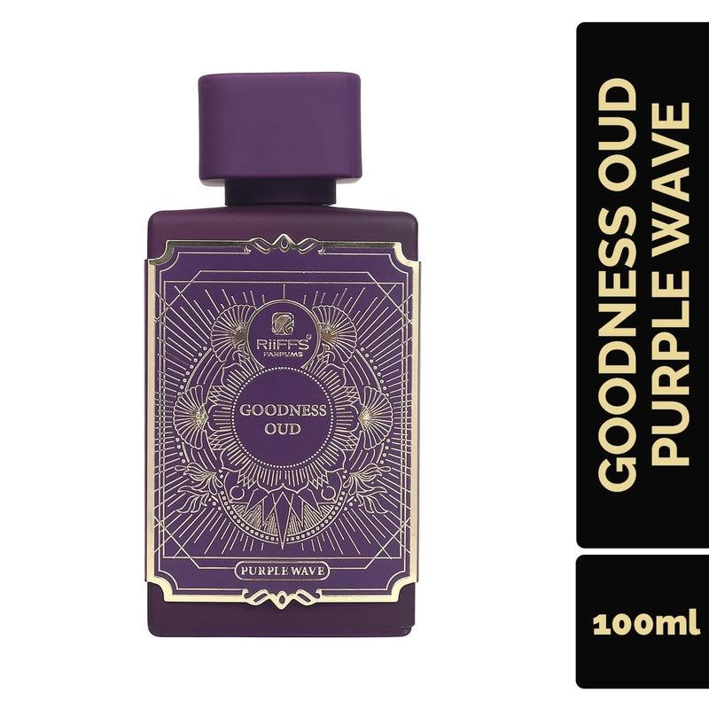 Riiffs Goodness Oud Purple Wave Eau de Parfum 100ml Unisex – Intensiver Oud Duft, Orientalisch & Langanhaltend, Luxus Parfum für Damen & Herren