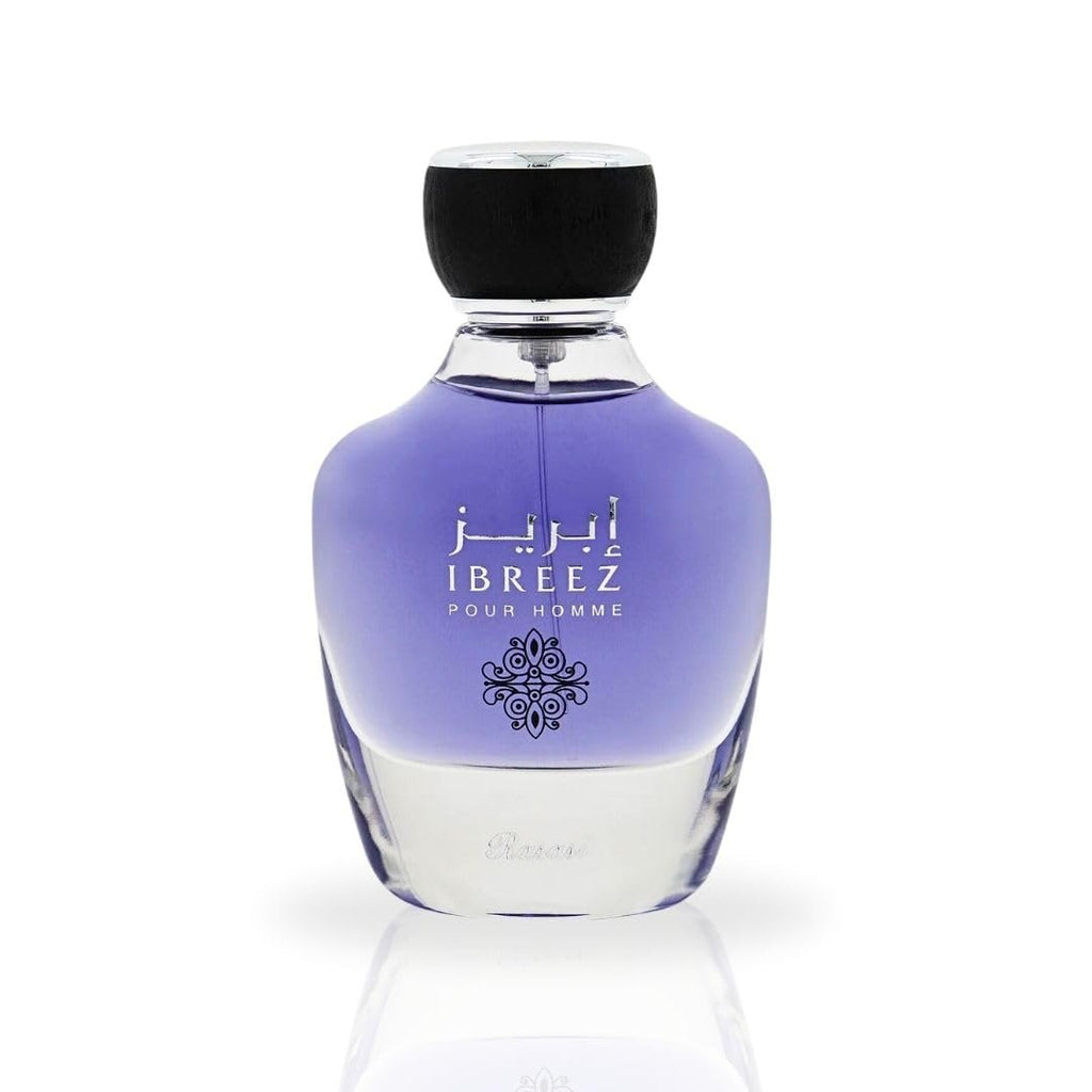 RASASI Ibreez Eau de Parfum Spray (100 ml) – Langanhaltendes arabisches Herrenparfum mit Zitrus-, Lavendel-, Bergamotte- und aquatischen Noten – Ein unverwechselbarer und raffinierter Duft für Männer.