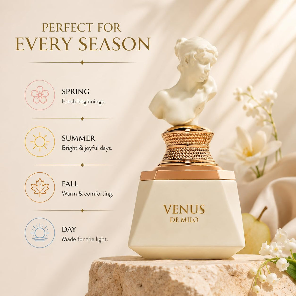 French Avenue Venus De Milo Eau de Parfum für Damen 100 ml (3,4 fl oz)