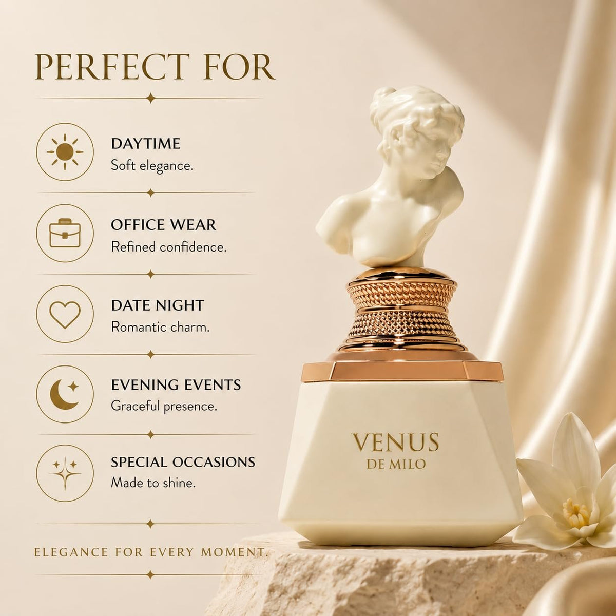 French Avenue Venus De Milo Eau de Parfum für Damen 100 ml (3,4 fl oz)