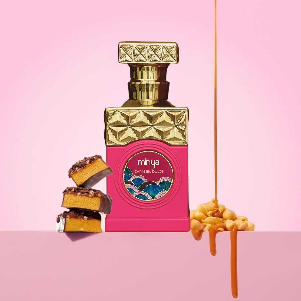 Paris Corner Minya Caramel Dulce EDP 100ml – Popcorn, Schokolade & Karamell | Süßes Gourmand Unisex Parfüm | Khadlaj Caramel Pop Dupe