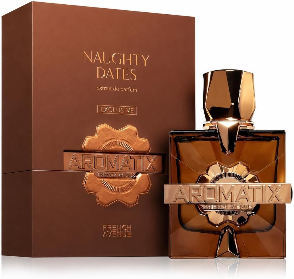 French Avenue Naughty Dates, Woody AromatiX Extrait de Parfum für Herren, 100 ml – Duftnoten: Datteln, Vanille & Amber