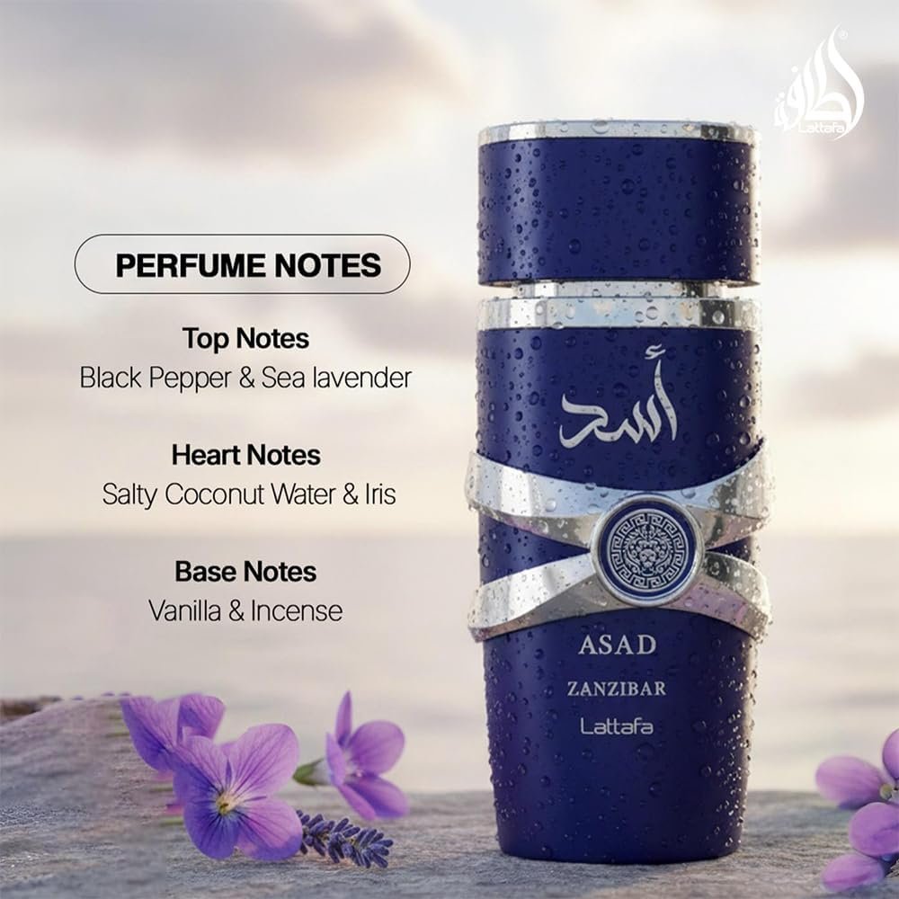 Lattafa Asad Zanzibar Eau de Parfum für Männer 100 ml