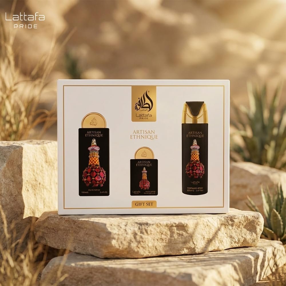 Lattafa Pride Artisan Ethnique Gift Set 3 Pieces