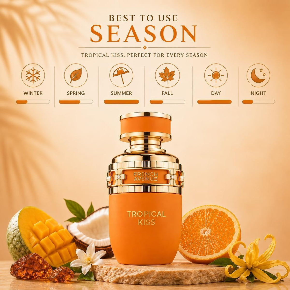 French Avenue Tropical Kiss Eau de Parfum 80ml