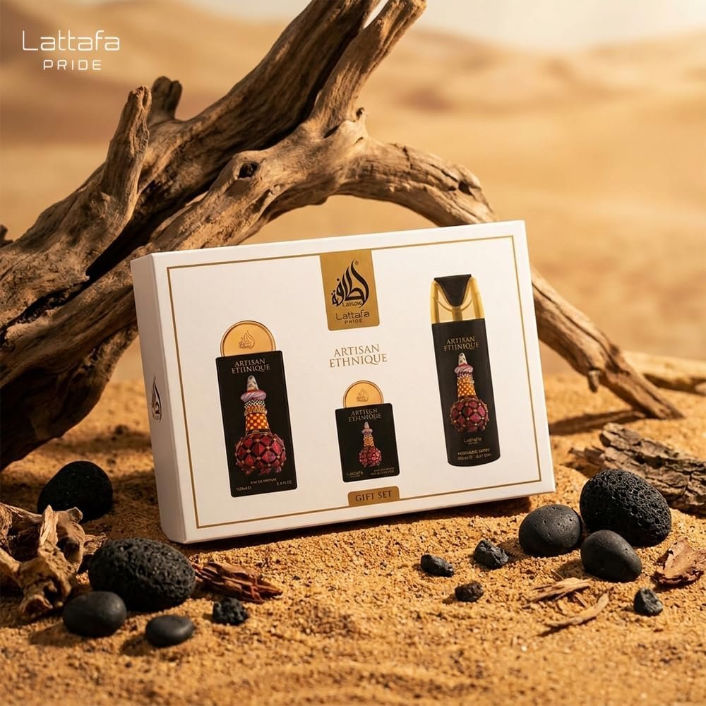 Lattafa Pride Artisan Ethnique Gift Set 3 Pieces