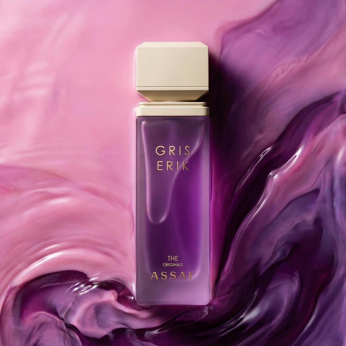 Assaf Gris Eric Eau de Parfum – 100 ml | Unisex Long-Lasting Perfume | Notes of Sandalwood, Amber, Bergamot & Rose | Elegant Woody Floral Fragrance