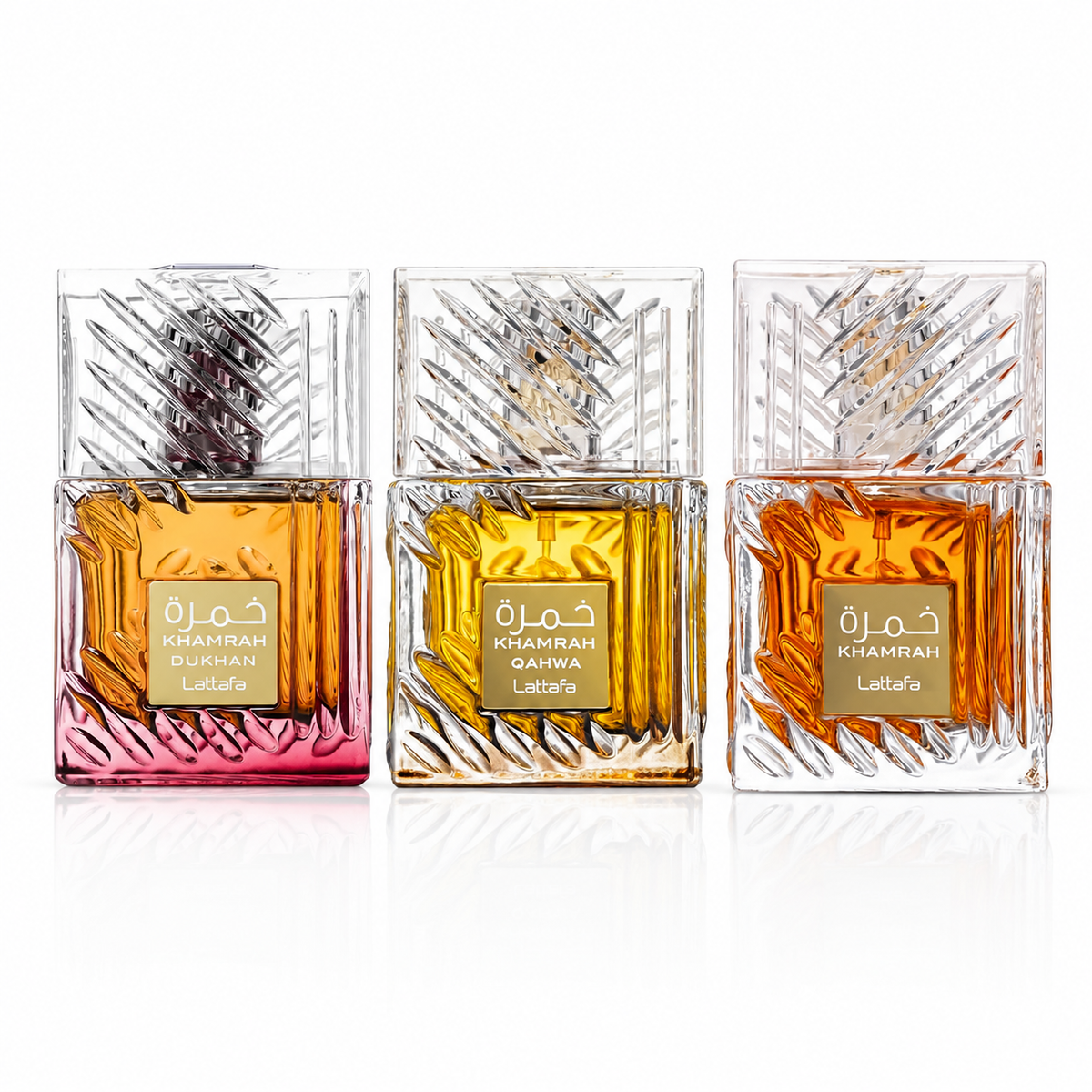 Lattafa Khamrah 100 ml Eau de Parfum – Unisex Parfum für Damen & Herren – Khamrah / Khamrah Qahwa / Khamrah Dukhan – Orientalisch, Süß & Würzig