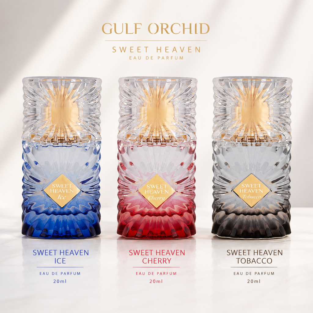 Gulf Orchid Sweet Heaven Eau de Parfum 20 ml – Wählen Sie zwischen Ice, Cherry oder Tobacco