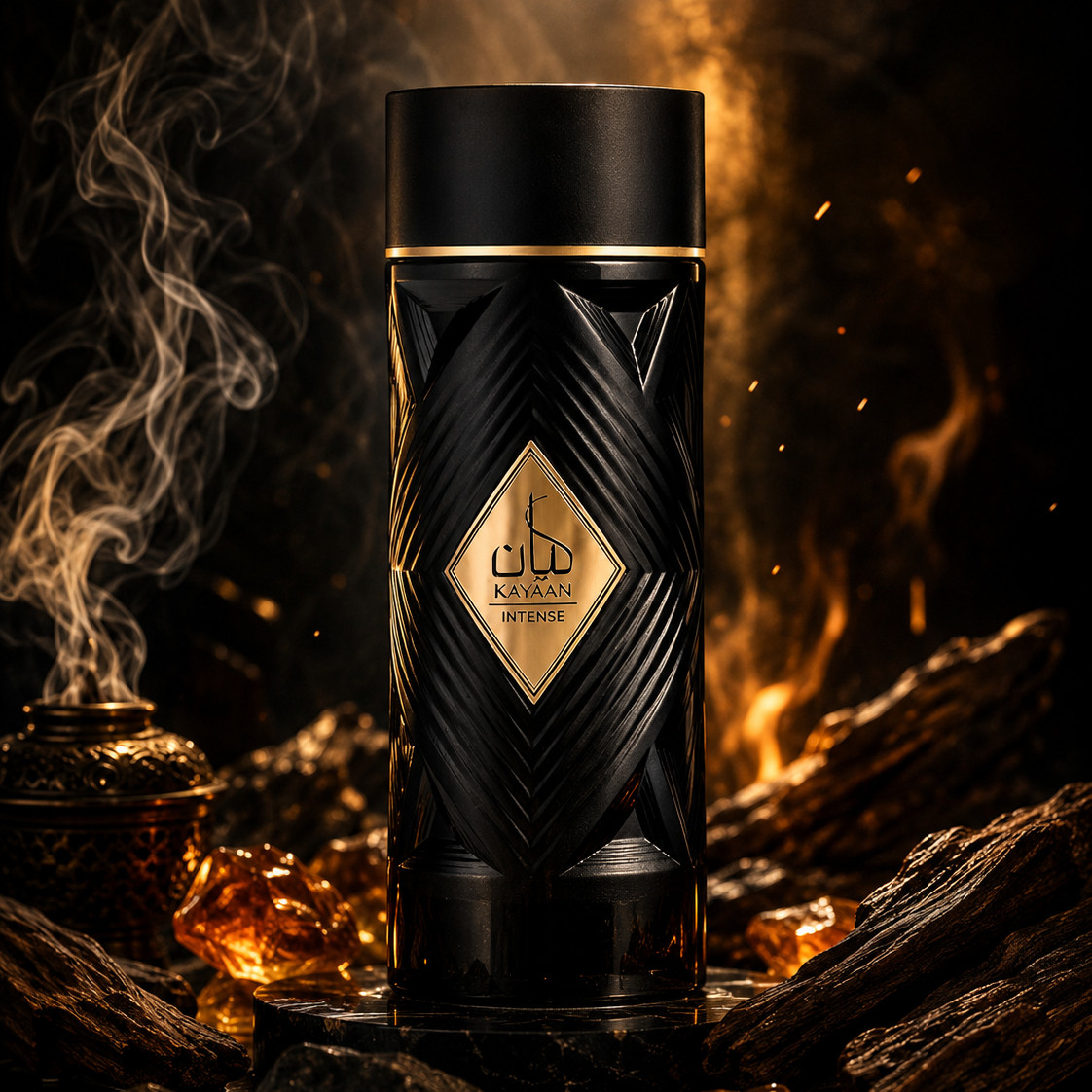 Armaf Kayaan Intense by Ansam EDP 100ml | Ananas Bergamotte Zitrone Schwarze Johannisbeere Duft | Frisch Fruchtiges Herrenparfüm – Birke Ambra Patchouli Langanhaltend