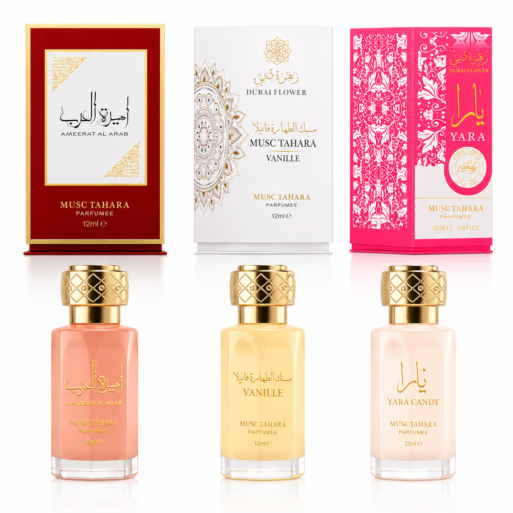 Dubai Flower Musk Tahara 12ml - Elegantes Parfüm für Damen und Herren