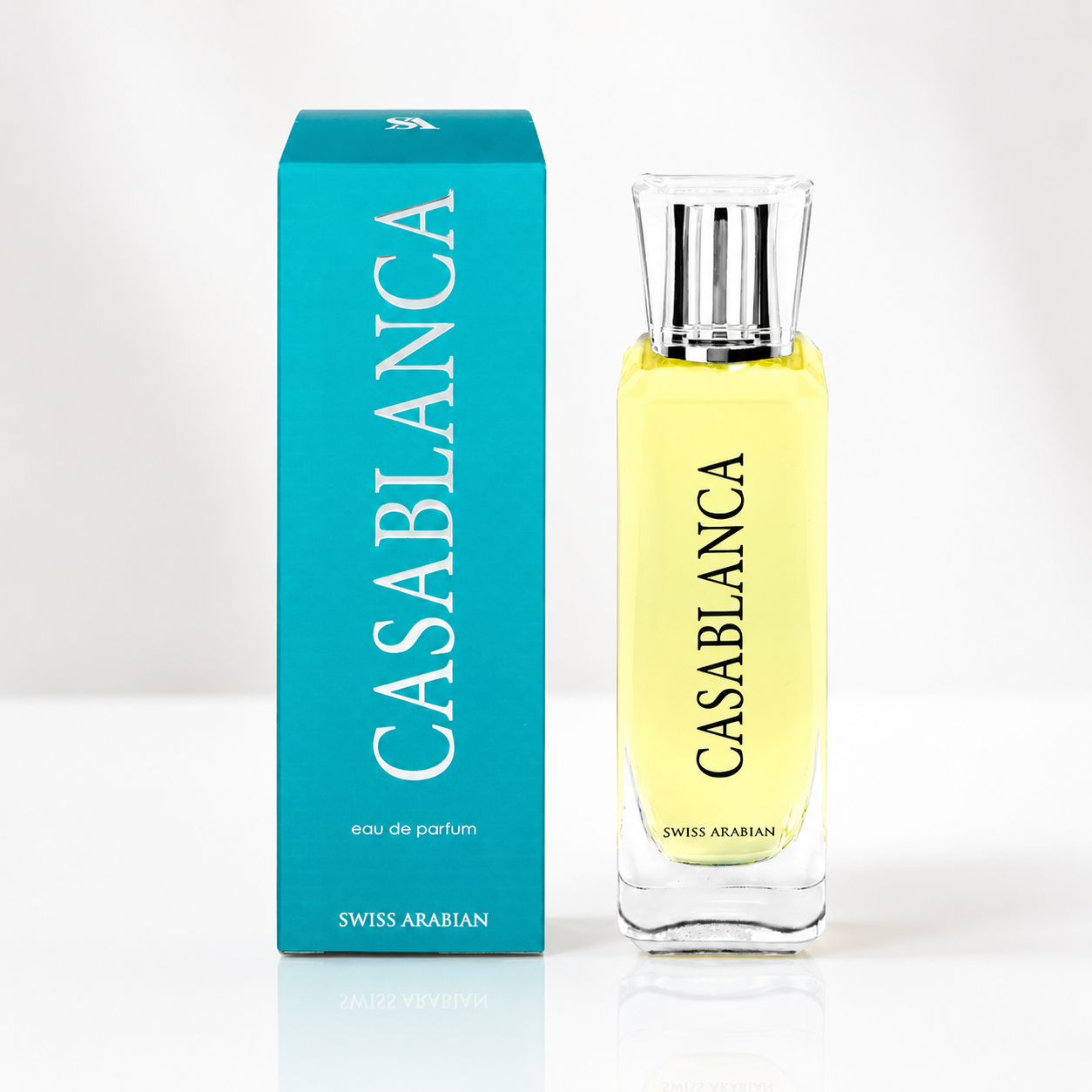 Swiss Arabian Casablanca Eau de Parfum 100ml | Arabisches Dubai Parfüm Unisex | Langanhaltender Fruchtiger Duft – Verführerisches EDP Spray