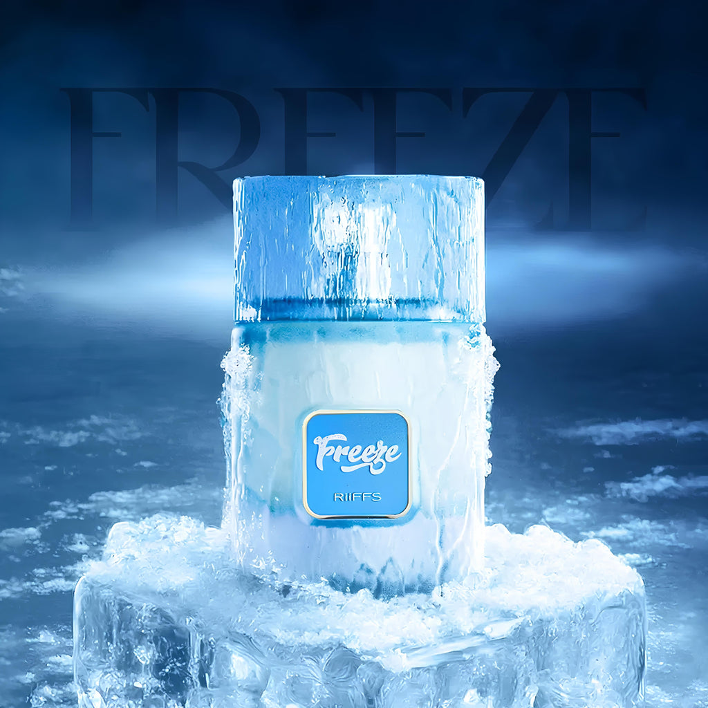 Riiffs Freeze Eau de Parfum 100ml (3,4oz) Unisex – Frischer & Intensiver Duft, Langanhaltendes Luxus Parfum für Damen & Herren