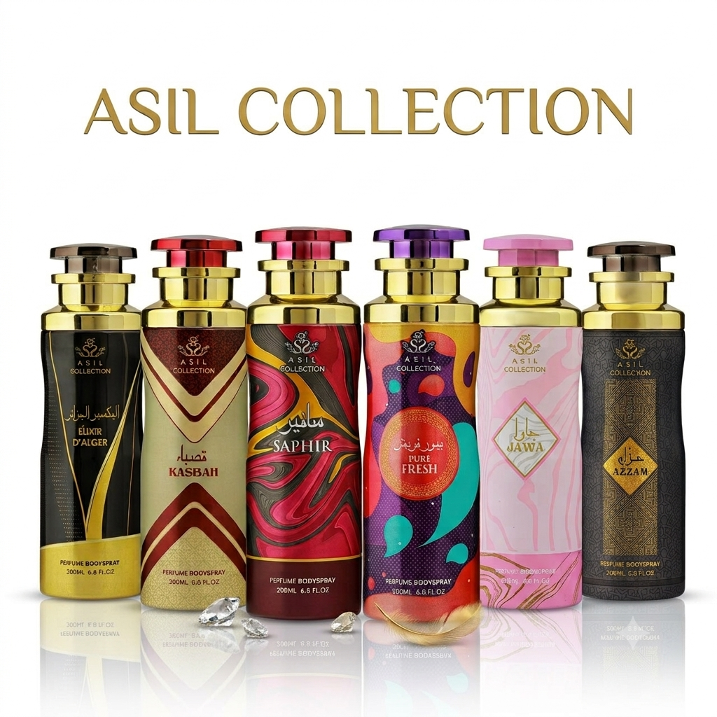 ASIL COLLECTION Luxus Bodyspray 200ml – Lang anhaltendes Parfüm Deodorant