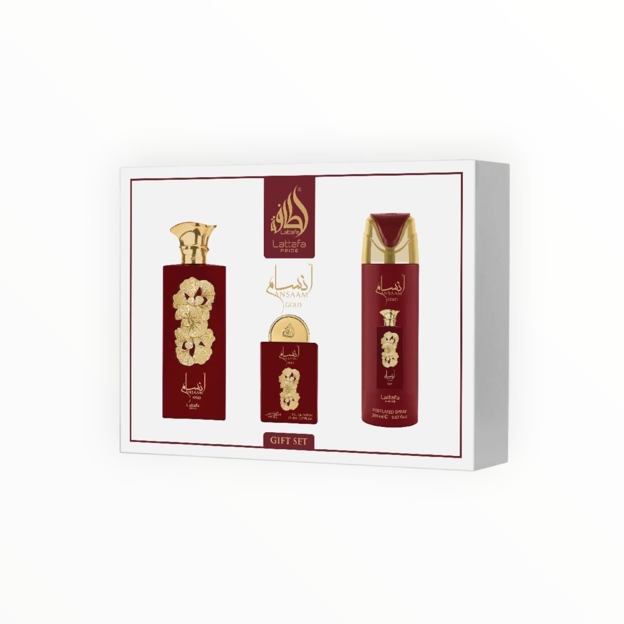 Lattafa Ansaam Gold Giftset 3-teilig
