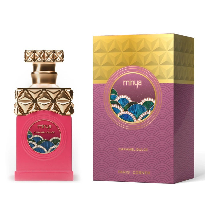 Paris Corner Minya Caramel Dulce EDP 100ml – Popcorn, Schokolade & Karamell | Süßes Gourmand Unisex Parfüm | Khadlaj Caramel Pop Dupe