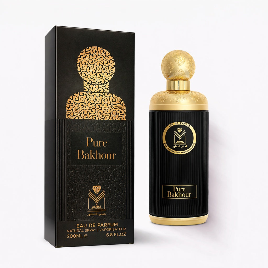 Almas Perfumes Eau de Parfum 200ml – WOW Pistachio, Pure Bakhour & Novelty Woman | Oriental Fragrances