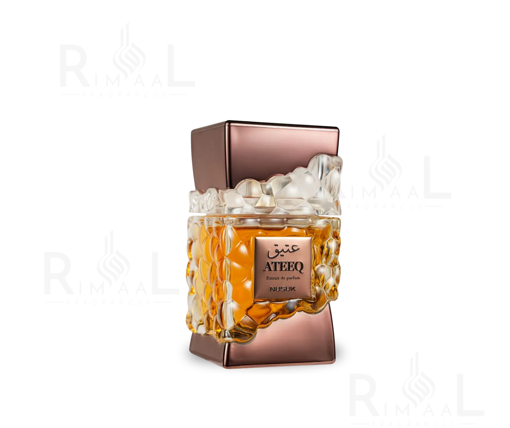 NUSUK Ateeq Eau de Parfum 100ml Unisex – Orientalischer & Langanhaltender Duft, Luxuriöses Parfum für Damen & Herren