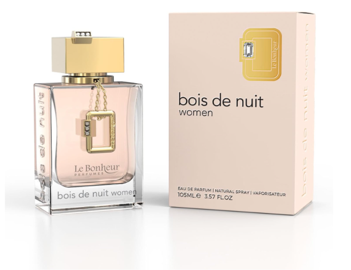 Le Bonheur Bois de Nuit Women Perfume | Eau de Parfum, Floral Fruity Fragrance, 105ml.