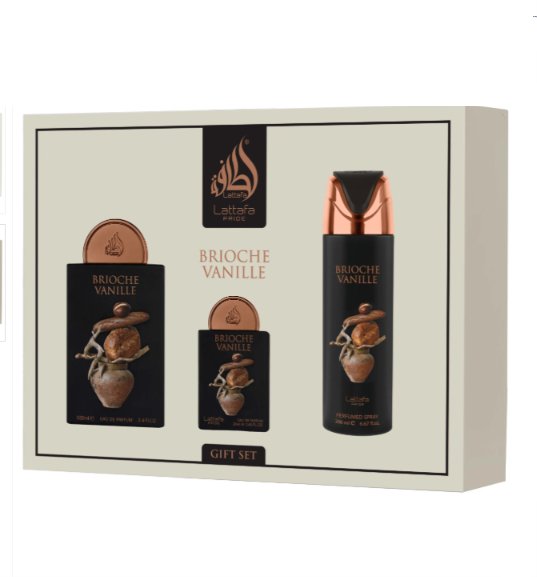 Lattafa Gift set Brioche Vanille -3pc