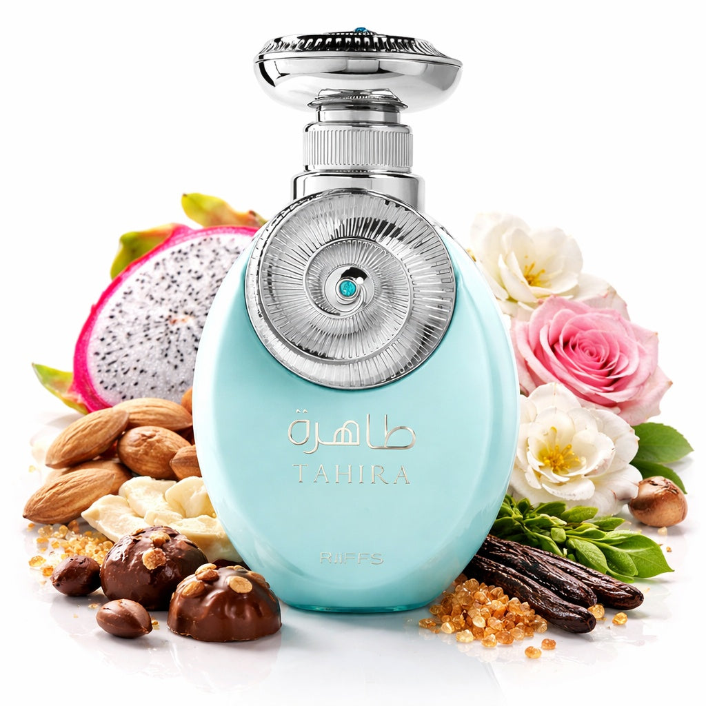 Riiffs Tahira Eau de Parfum Damen – Bergamotte, Jasmin & Vanille | Langanhaltender Arabischer Luxusduft | 100ml