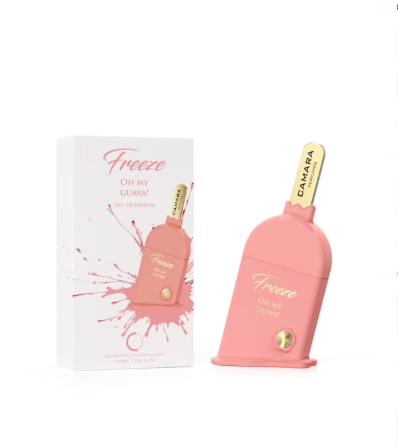 Camara Freeze Eau de Parfum 90 ml – Fruchtiger Duft – Peach Me Cherry You, Pear Me Up, Oh My Guava! oder Mandarin Dream
