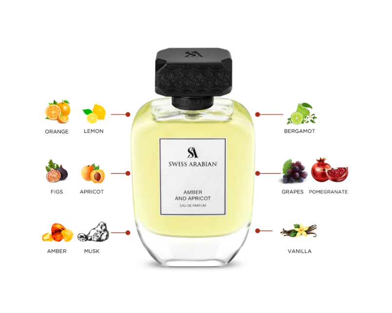 Swiss Arabian AMBER AND APRICOT EDP - For Her - 100ML