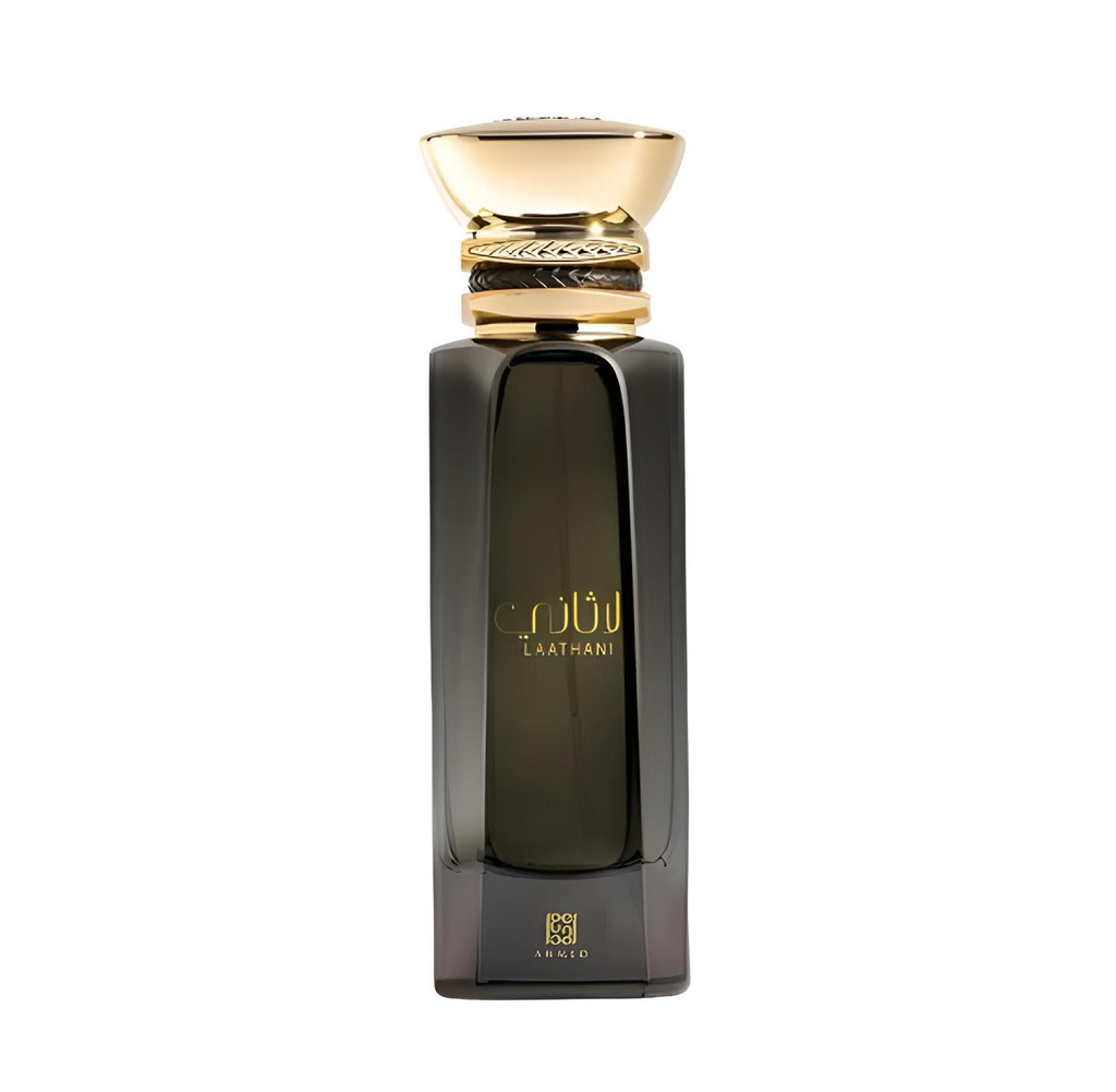 Ahmed Al Maghribi Laathani Eau de Parfum 80ml Orientalisches Unisex Parfüm Langanhaltendes Arabisches Holzparfüm für Herren und Damen Luxuriöser Orientduft