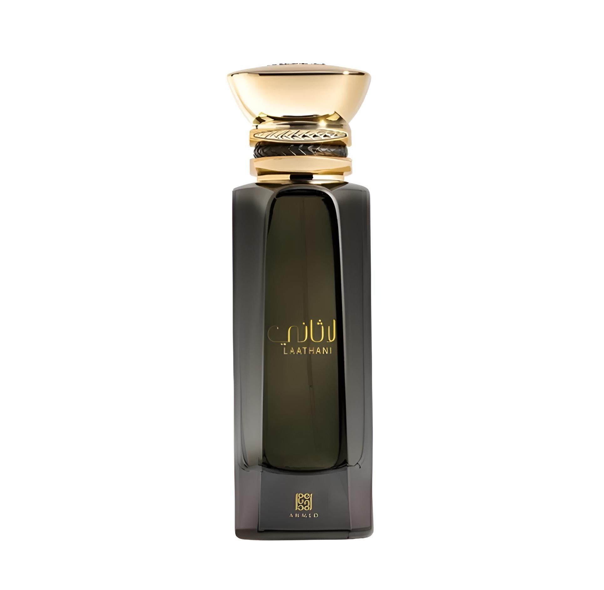 Ahmed Al Maghribi Laathani Eau de Parfum 80ml Orientalisches Unisex Parfüm Langanhaltendes Arabisches Holzparfüm für Herren und Damen Luxuriöser Orientduft