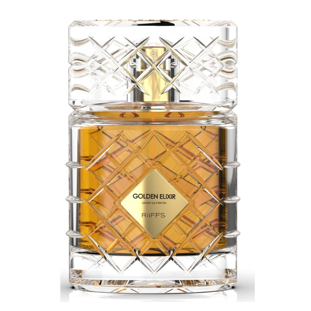 Riiffs Golden Elixir Eau de Parfum 100ml Unisex – Warmer & Intensiver Duft, Langanhaltendes Luxus Parfum für Damen & Herren