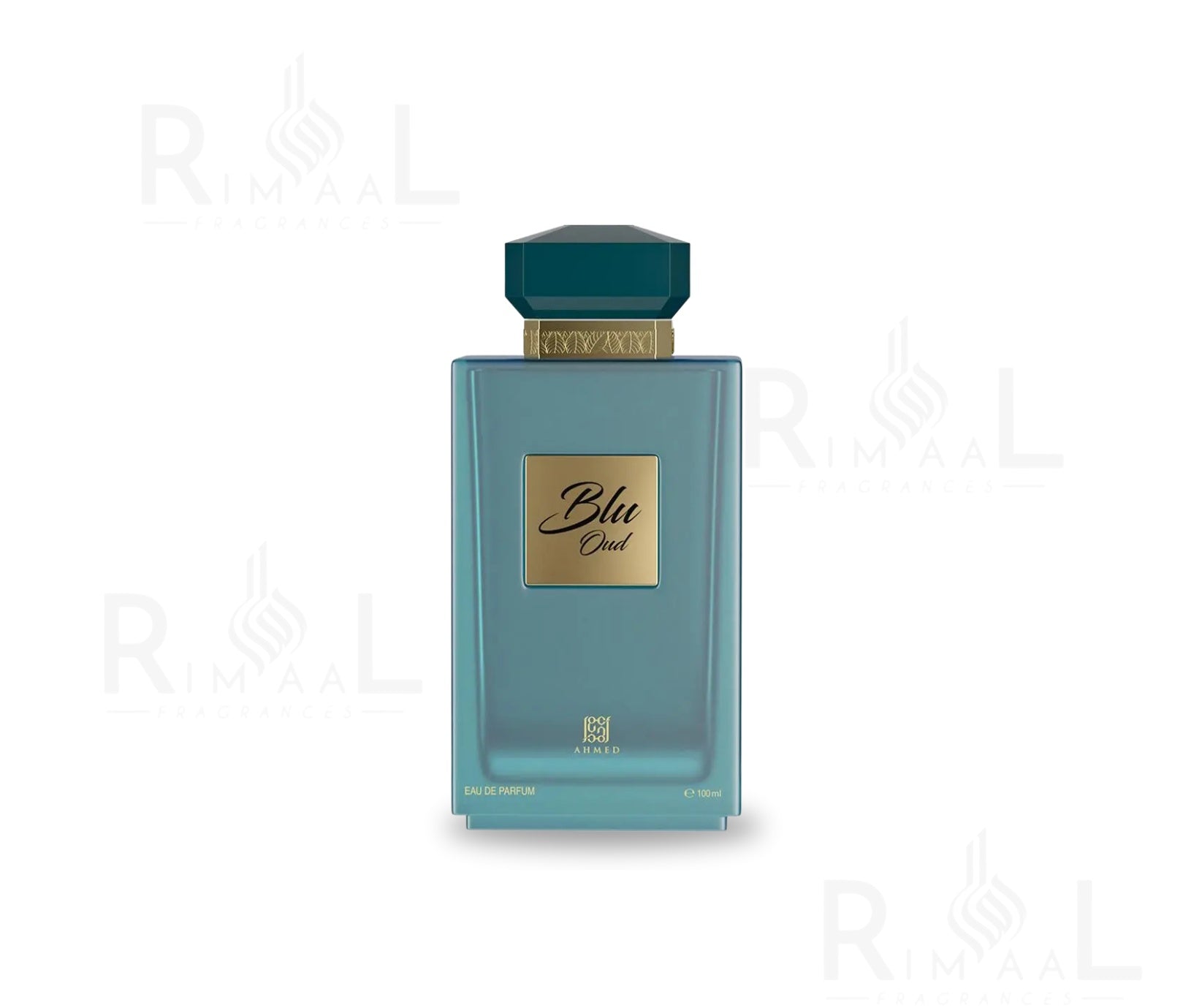 Ahmed Al Maghribi Blu Oud Eau de Parfum 100ml – Frischer Oudduft | Langanhaltendes Arabisches Parfum für Damen & Herren