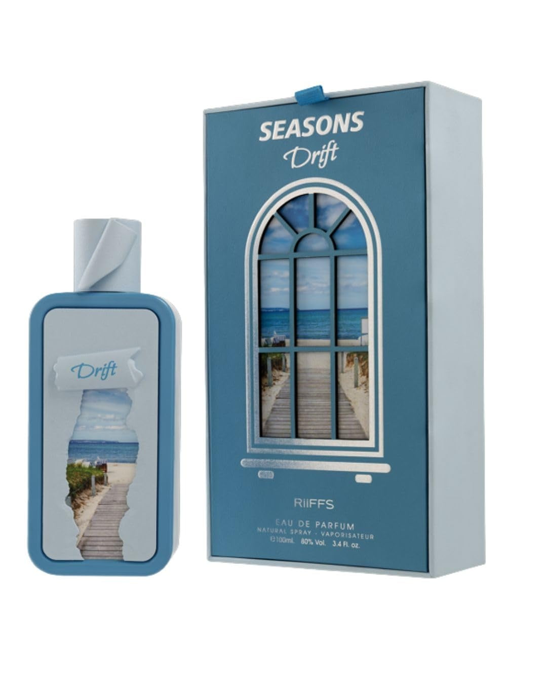 Riiffs Seasons Drift Eau de Parfum 100ml Unisex – Frischer & Eleganter Duft, Langanhaltendes Luxus Parfum für Damen & Herren
