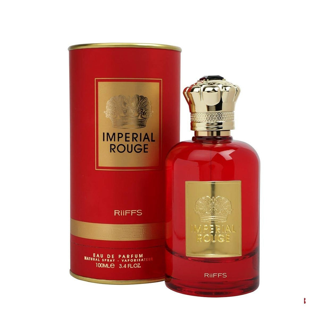 Riiffs Imperial Rouge Eau de Parfum 100ml Unisex – Fruchtig-Würziger & Orientalischer Duft, Intensiv & Langanhaltend, Luxuriöses Parfum für Damen & Herren