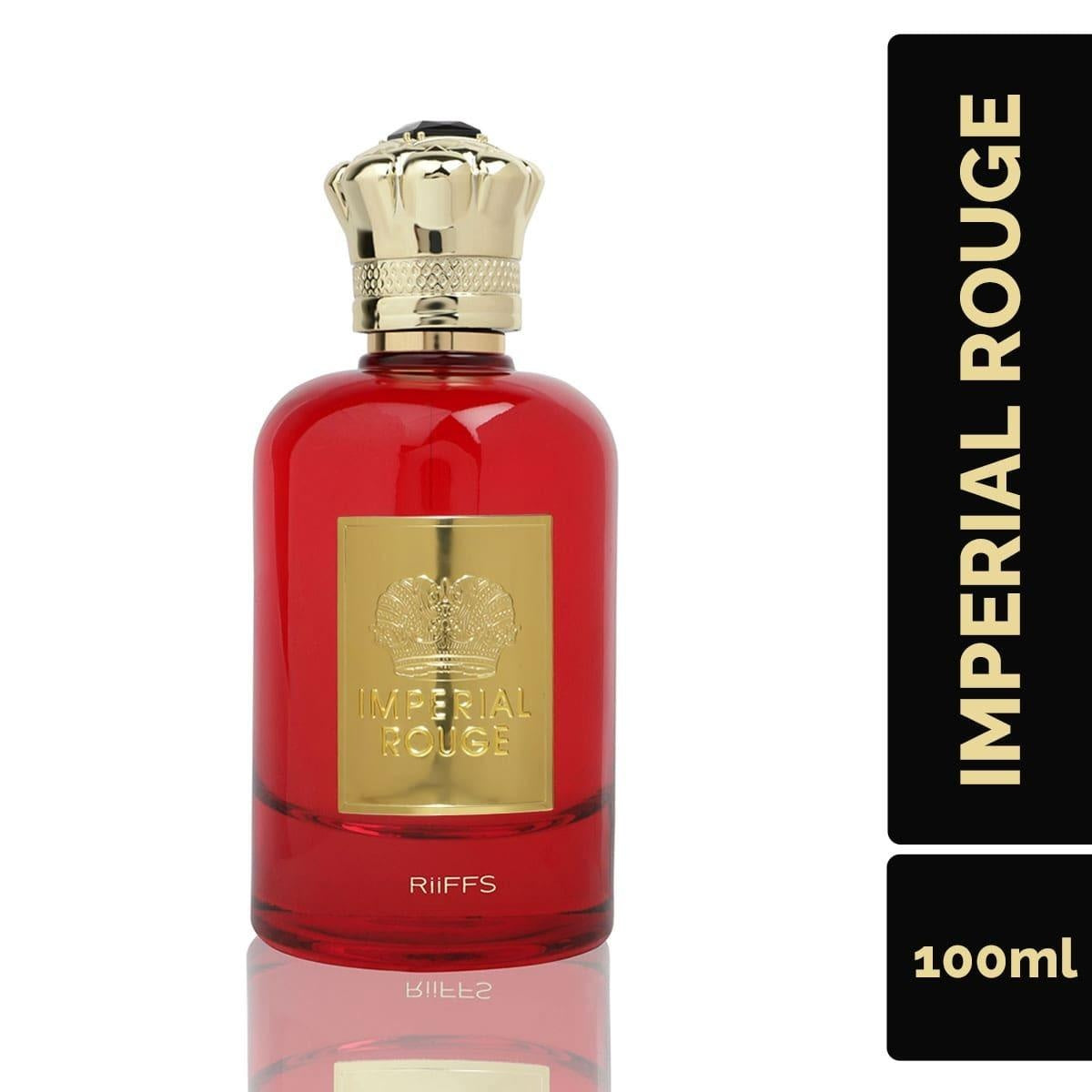 Riiffs Imperial Rouge Eau de Parfum 100ml Unisex – Fruchtig-Würziger & Orientalischer Duft, Intensiv & Langanhaltend, Luxuriöses Parfum für Damen & Herren