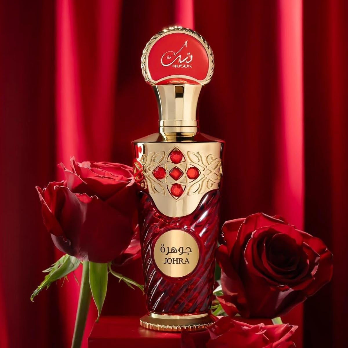 Riiffs Nusuk Johra Eau de Parfum 100ml Unisex – Orientalischer & Eleganter Duft, Intensiv & Langanhaltend, Luxuriöses Parfum für Damen & Herren