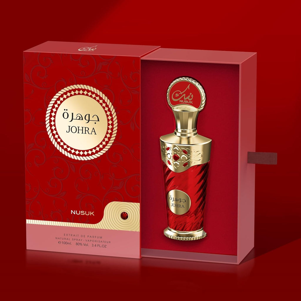Riiffs Nusuk Johra Eau de Parfum 100ml Unisex – Orientalischer & Eleganter Duft, Intensiv & Langanhaltend, Luxuriöses Parfum für Damen & Herren