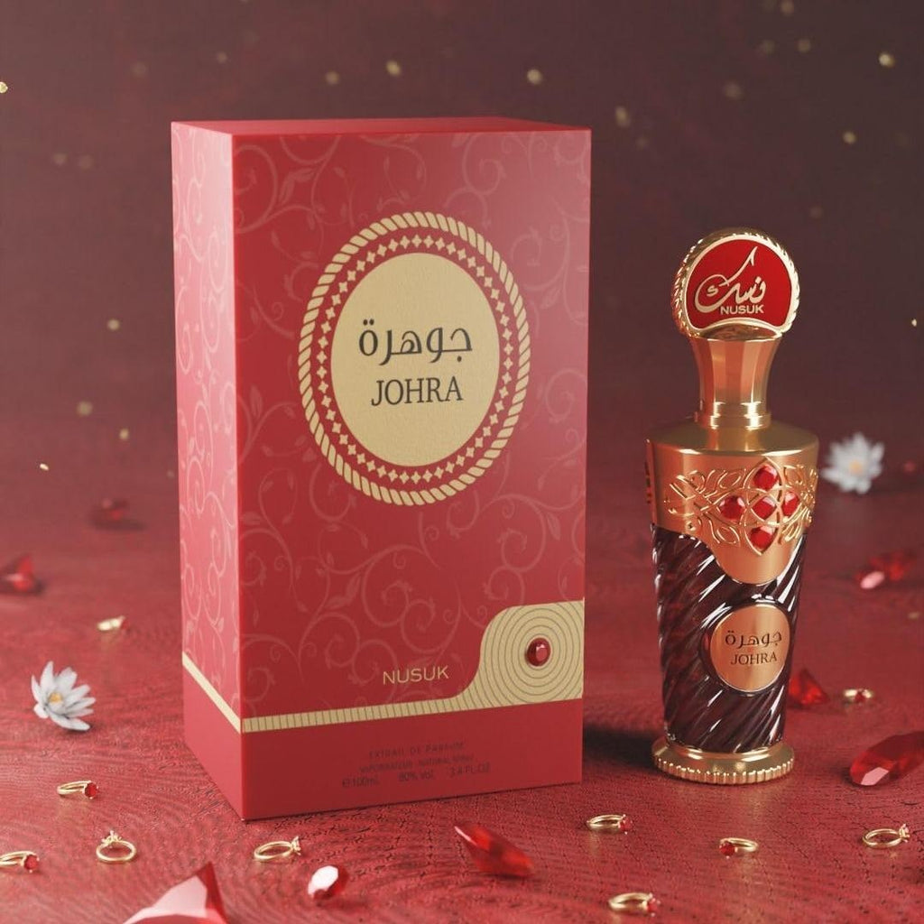 Riiffs Nusuk Johra Eau de Parfum 100ml Unisex – Orientalischer & Eleganter Duft, Intensiv & Langanhaltend, Luxuriöses Parfum für Damen & Herren