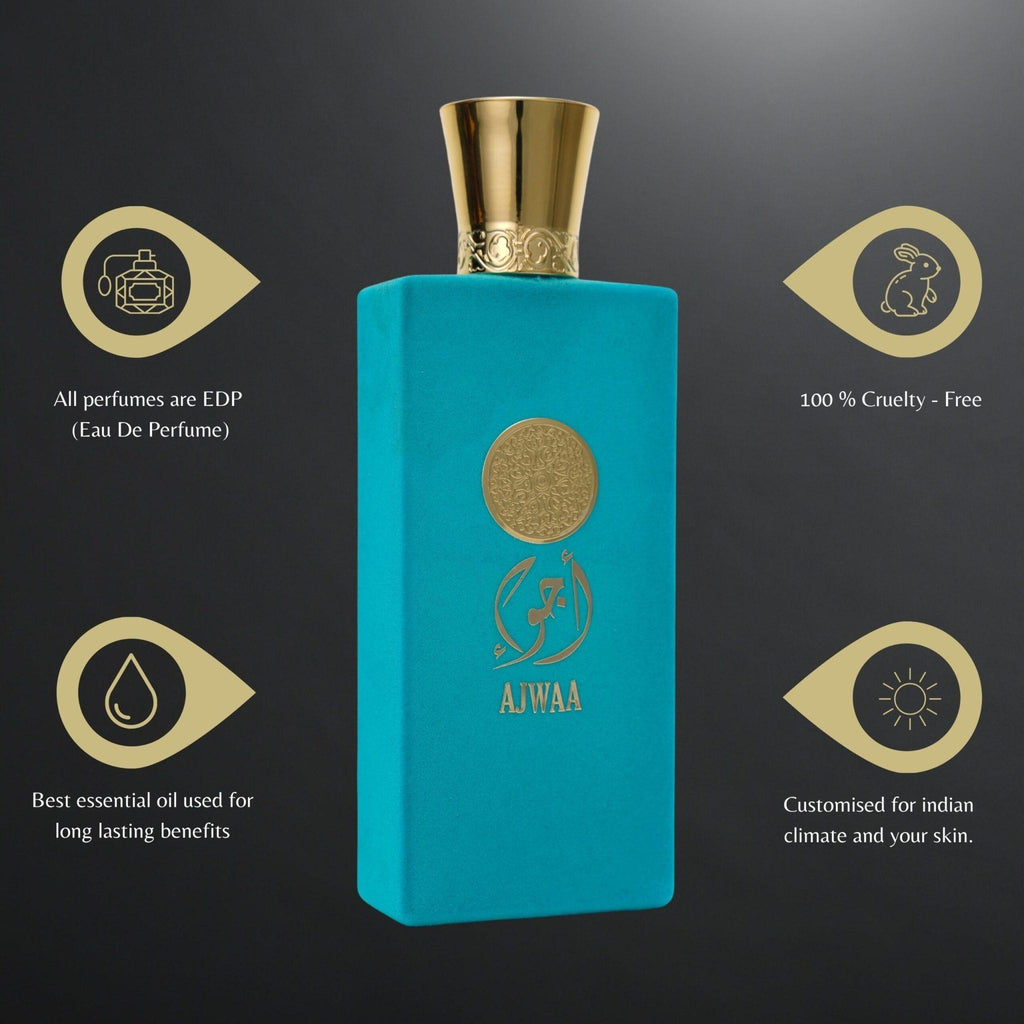 Riiffs Ajwa Turquoise Eau de Parfum 100ml – Frisch-Orientalischer Duft, Modern & Langanhaltend, Unisex