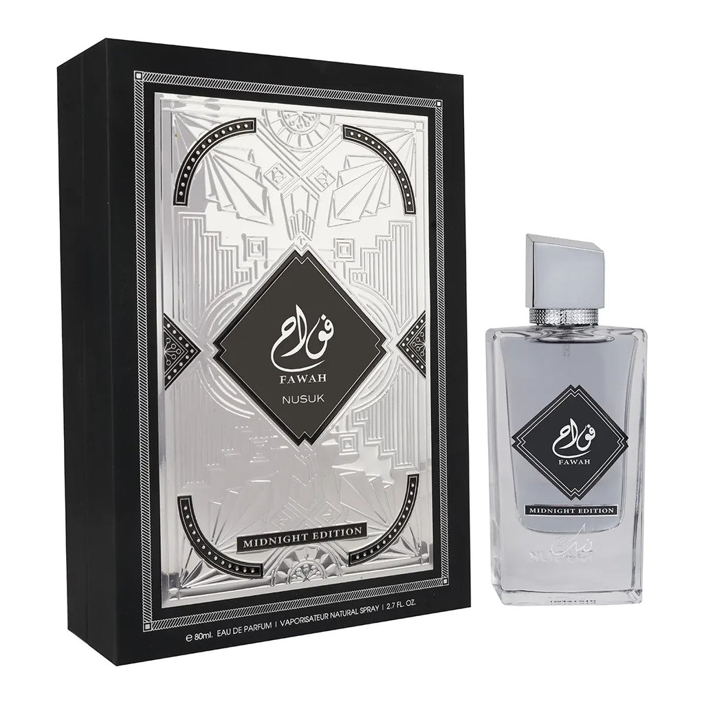 Riiffs Nusuk Fawah Midnight Eau de Parfum 100ml – Orientalischer Unisex Luxusduft | Langanhaltendes Arabisches Parfum für Damen & Herren