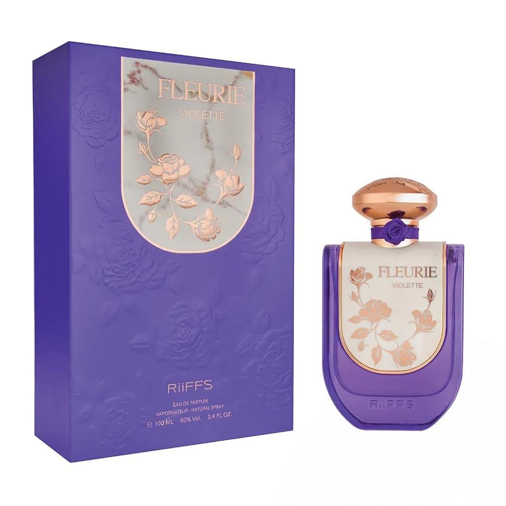 Riiffs Violet Flower Eau de Parfum 100ml Damen – Veilchenblüte Duft, Blumig & Langanhaltend, Elegantes Luxus Parfum für Frauen