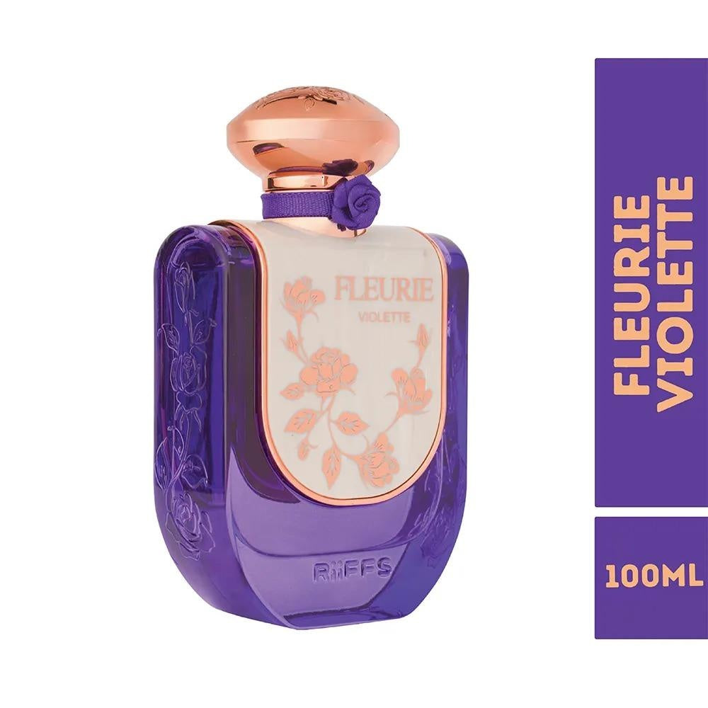 Riiffs Violet Flower Eau de Parfum 100ml Damen – Veilchenblüte Duft, Blumig & Langanhaltend, Elegantes Luxus Parfum für Frauen