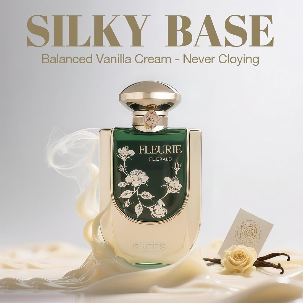 Riiffs Fleurie Emerald Eau de Parfum 100ml Damen – Blumig-Frischer Duft, Elegant & Langanhaltend, Luxuriöses Parfum für Frauen