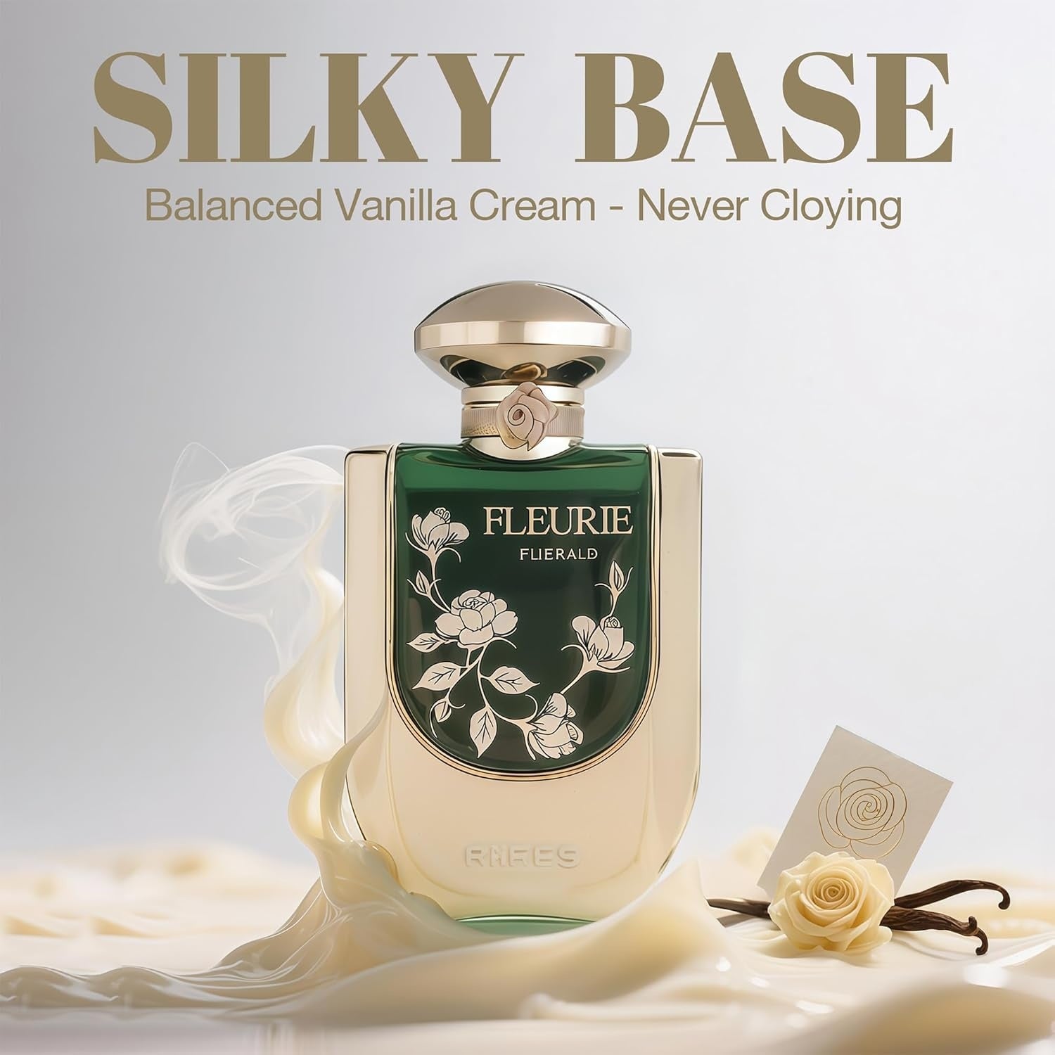 Riiffs Fleurie Emerald Eau de Parfum 100ml Damen – Blumig-Frischer Duft, Elegant & Langanhaltend, Luxuriöses Parfum für Frauen