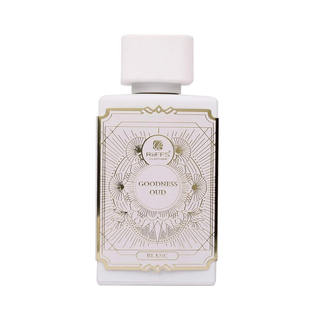 Riiffs Goodness Oud Blanc Eau de Parfum 100ml Unisex – Eleganter Weißer Oud Duft, Sanft & Langanhaltend, Luxuriöses Orientalisches Parfum