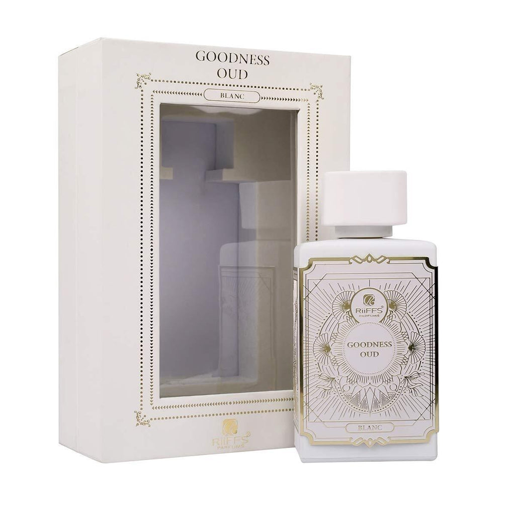 Riiffs Goodness Oud Blanc Eau de Parfum 100ml Unisex – Eleganter Weißer Oud Duft, Sanft & Langanhaltend, Luxuriöses Orientalisches Parfum